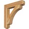 Ekena Millwork Legacy Craftsman Rough Sawn Bracket, Western Red Cedar, 4"W x 24"D x 24"H BKT04X24X24LEC04RWR - alternate 1